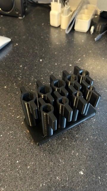 Socket set 3D model thumbnail