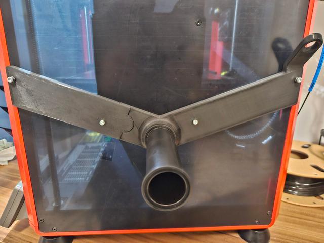 Reinforced Creality K1C Side Spool Holder 3D model thumbnail