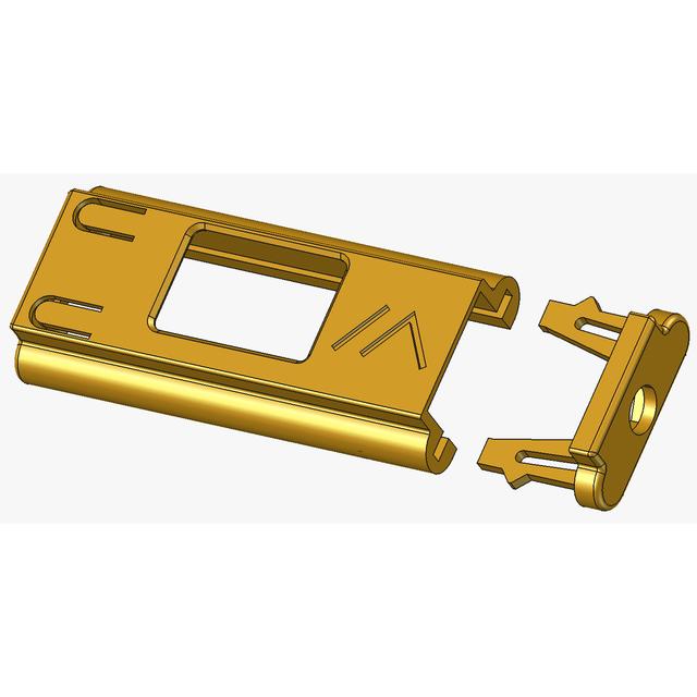 Compact meshtastic enclosure for Heltec V4 module 3D model thumbnail
