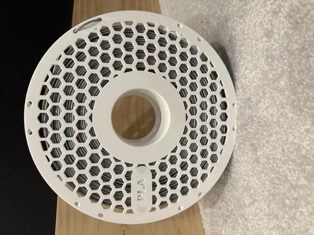Improved Bambu Lab Reusable Spool Holder with Text (Narrow Half Only) 3D model thumbnail
