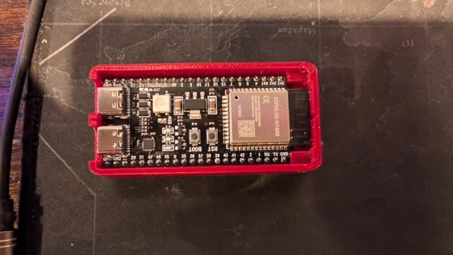Esp32-S3 dual USB case 3D model thumbnail