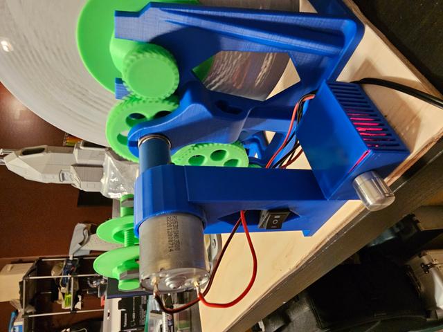 Motorized Spool Winder 3D model thumbnail