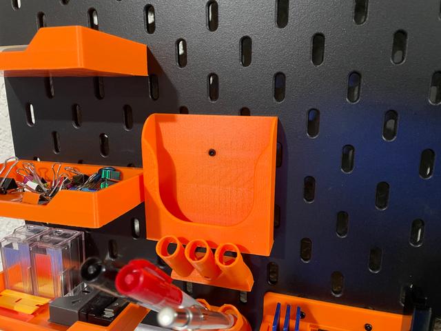 Ikea Skadis Post-It Note Holder T-Nut System 3D model thumbnail