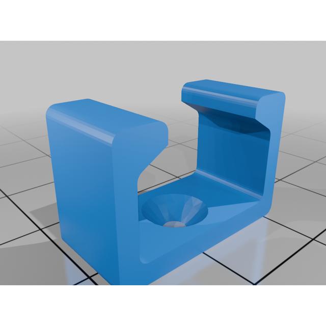 LED Strip Clamp 3D model thumbnail