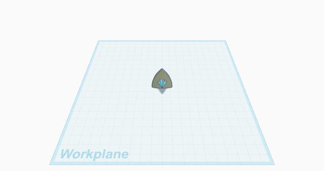 Mini 13 shield with spike 3D model thumbnail