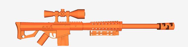 Dummy 13 Fortnite Weapons Pack #2: "stream snipers" 3D model thumbnail