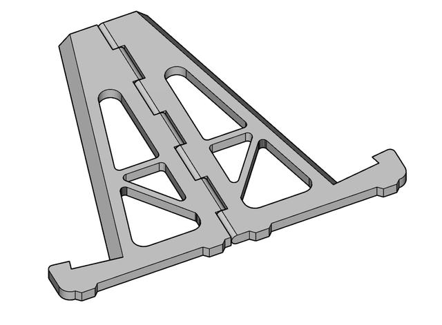 Fold Flat Display Stand 3D model thumbnail