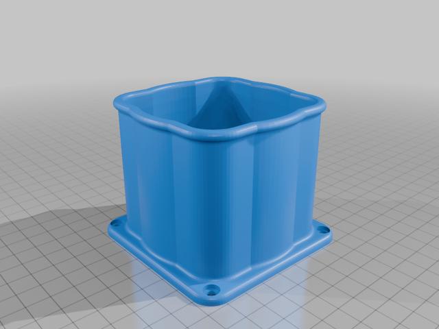 Cup/Bottle Holder for desk 3D model thumbnail