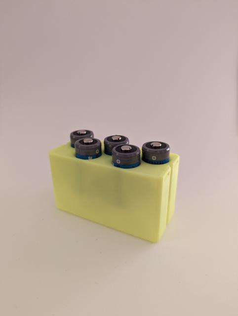 CR123A Insert for Rugged Box with Universal Slots 3D model thumbnail