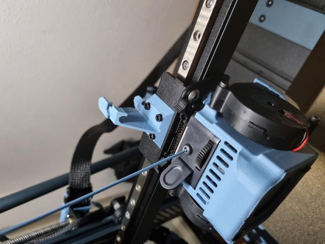 TBSTRON3D Neptune 4 / 3 series  x rail cable chain connection 3D model thumbnail