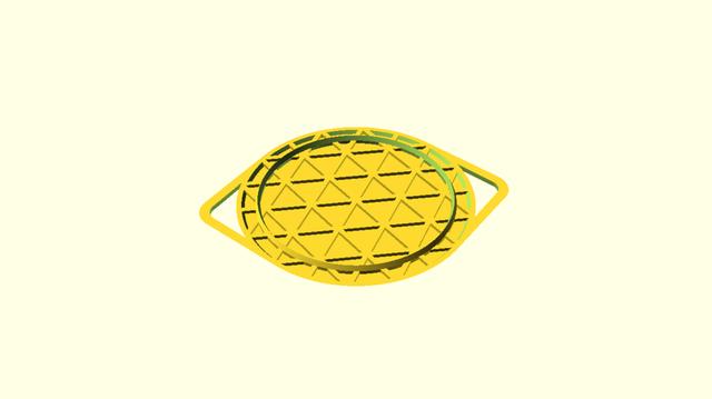 circular_mesh_plate_4GC7 3D model thumbnail