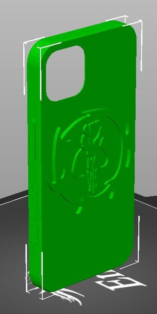 IPHONE 13 CASE - MANDALOR Cycled-Logo 3D model thumbnail