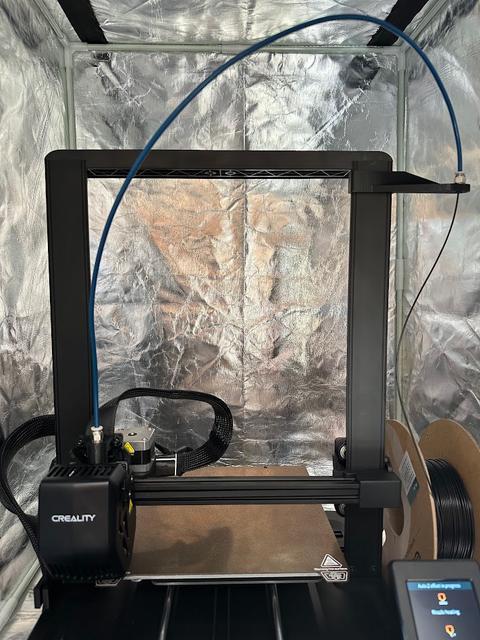 Ender 3 V3 SE - Z axis reverse Bowden mount 3D model thumbnail