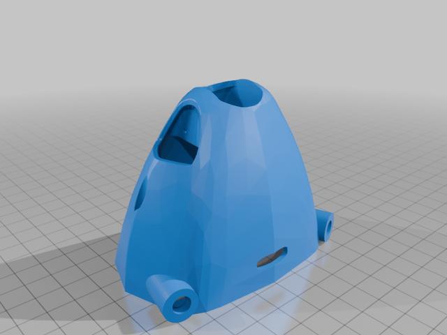 Nose Dji O4 Domy 3D model thumbnail