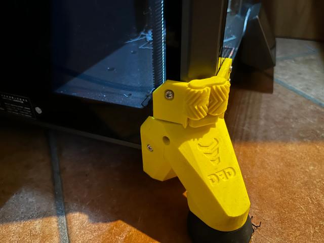 Creality K1 & K1 Max Door Hinges Geared for  D3vil Wears Prada 3D model thumbnail