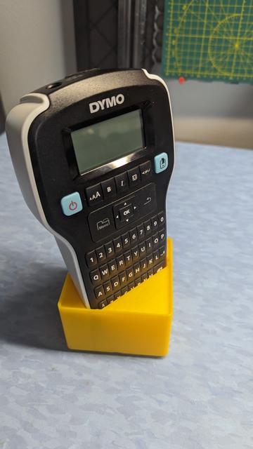 Gridfinity Dymo 160 Vertical Holder 3D model thumbnail