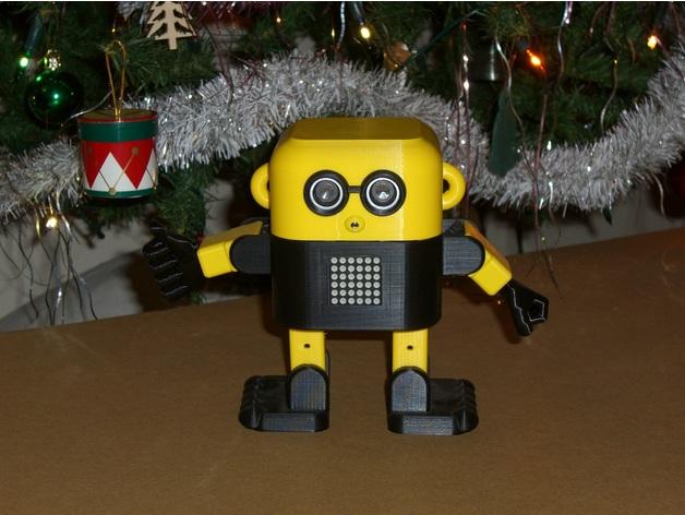 Otto modular robot customizable with OpenSCAD 3D model thumbnail