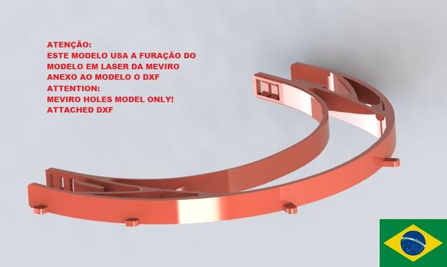 Headband Brasil (V3) MeViro model 3D model thumbnail