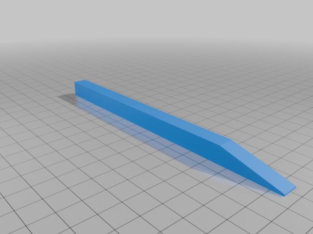 8mm Silicone Stick 3D model thumbnail