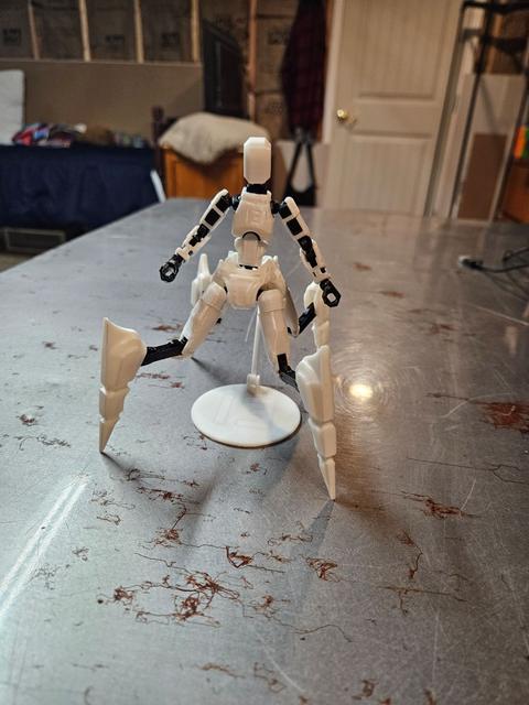 Dummy 13 Spider Mech legs upgraded 3D model thumbnail