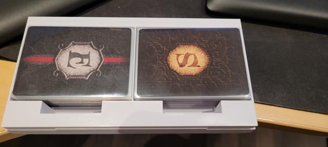 Mice and mystics insert with space for sleeves on the cards 3D model thumbnail
