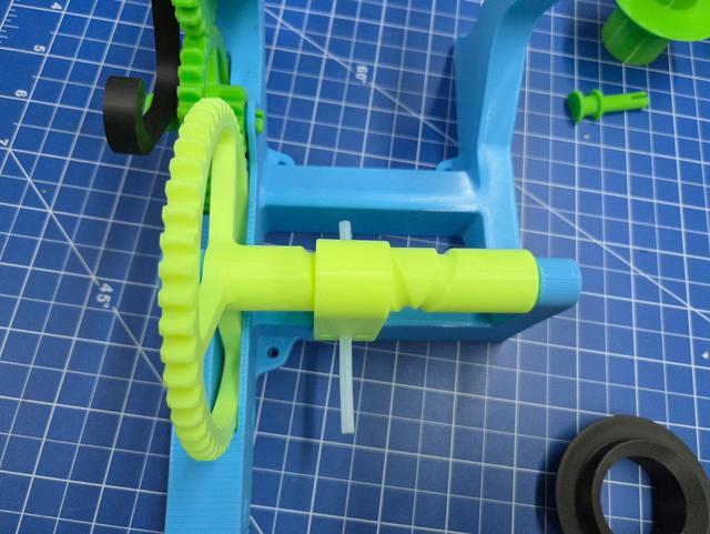 48mm spool adapter (lead screw and spacer) for PASTA lite respooler 3D model thumbnail