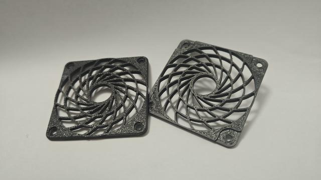 Voron 60mm Noctua High-Efficiency Fan Grill 3D model thumbnail