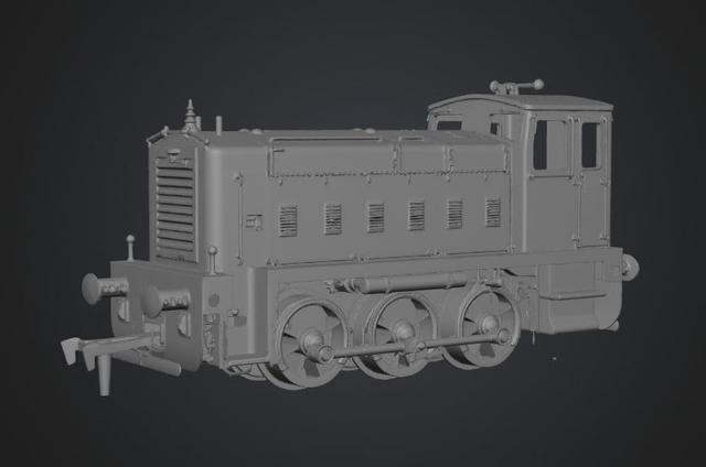 New Ruston & Hornsby 165DE 3D model thumbnail