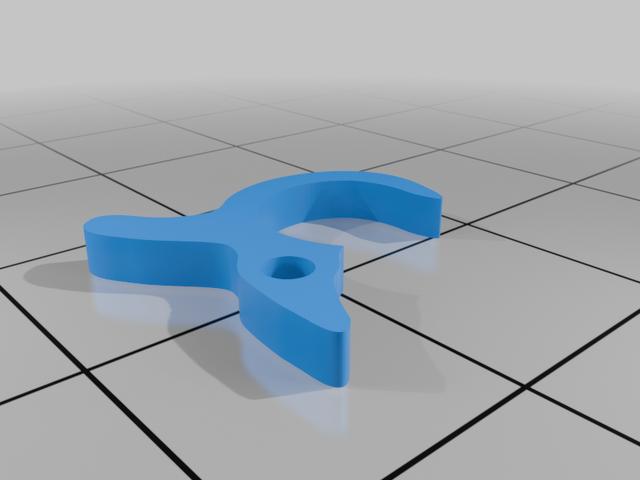 Luxman PD 264 turntable tone arm clip 3D model thumbnail