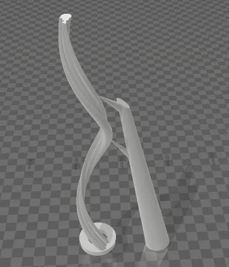 Botanical Portal Screws With Supports 3D model thumbnail