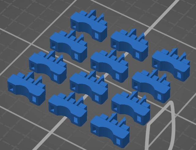 3030 Snap Zip Tie 3D model thumbnail