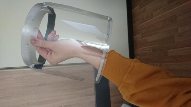 Prusa shield chin 3D model thumbnail