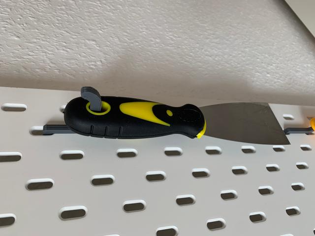 Skadis Hook 30mm Thin 3D model thumbnail