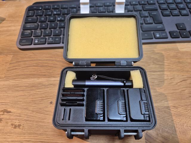 Rugged Box for Nikon EN-EL25 Batteries and SD-Cards 3D model thumbnail