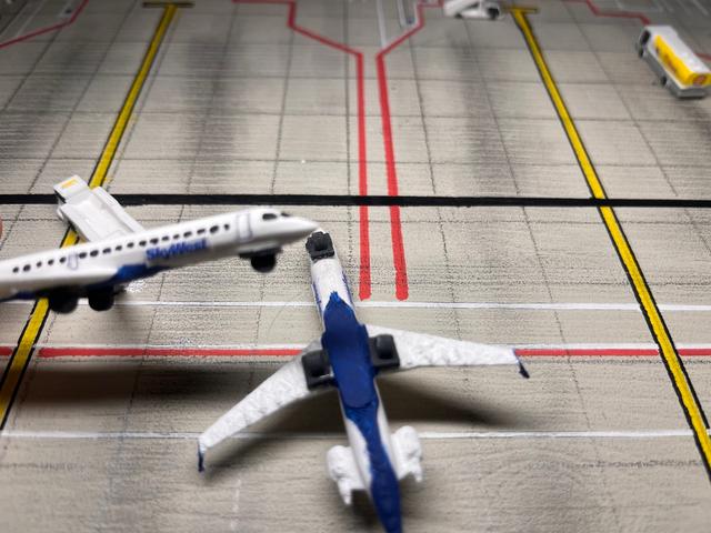 Basic landing gear for aircraft.  3D model thumbnail