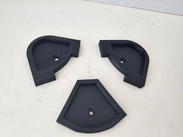 quick disconnect Mounting feet for Hadley telescope Hill Mount 3D model thumbnail