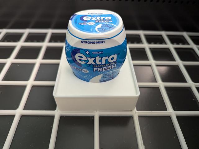 Gridfinity for Wrigley's extra fresh chewing gum 3D model thumbnail