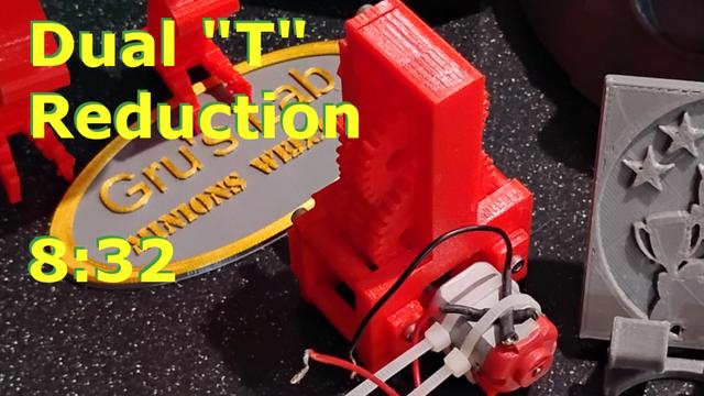 "T" Reduction for a D130 Motor ("Gear Set 02") 3D model thumbnail