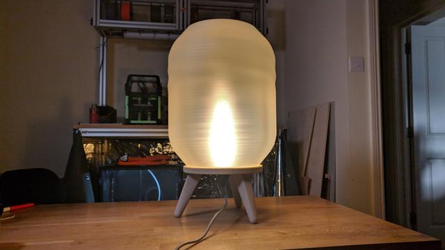 Extra Large Mid-Century Modern Lamp 3D model thumbnail