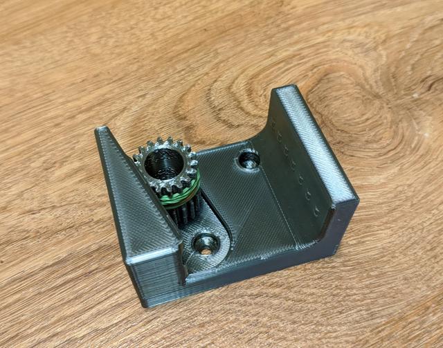 Gravity Broom Holder - wider 8mm 3D model thumbnail