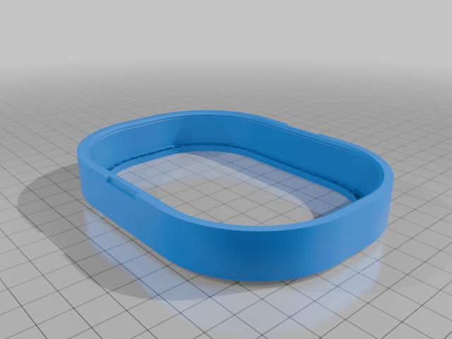 Reusable/refillable board eraser 3D model thumbnail