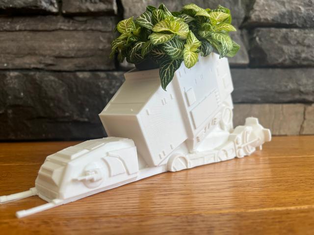 Star Wars AT-AT Pot Plant for Larger Plants 3D model thumbnail