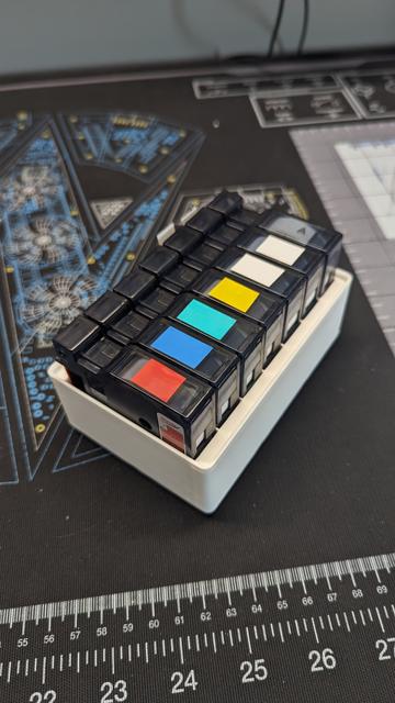 Gridfinity Dymo 160 Tape Holder 3D model thumbnail