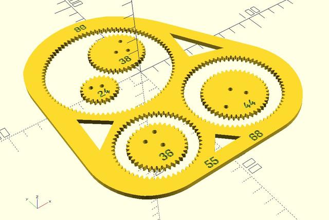 Spirograph remix parametric 3D model thumbnail