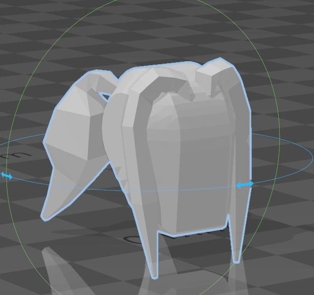 Dummy13 Pigtail Head with Bangs 3D model thumbnail
