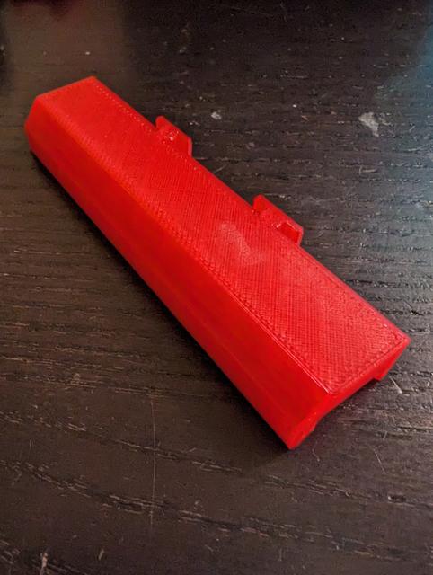 Wider handle for 6U Gridfinity Drawers, with better fit 3D model thumbnail