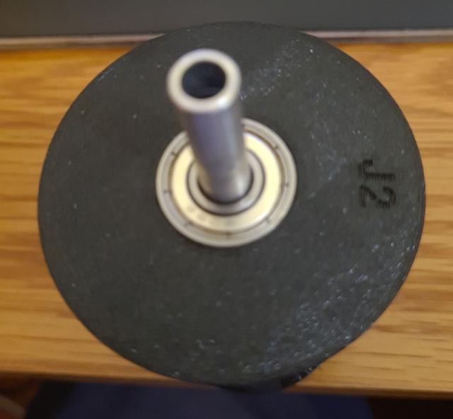 50mm Spool Arbors for Lack MMU2s using 608Z bearings 3D model thumbnail
