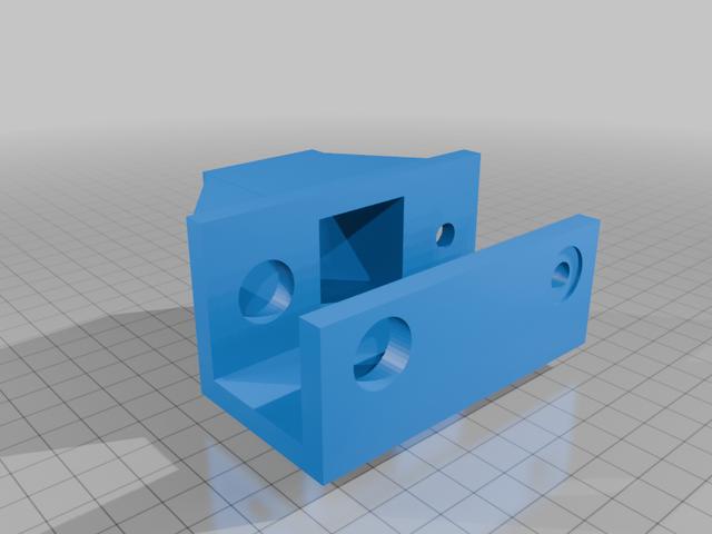 Prototype soundbar mounting bracket for EPIC E40FX Golf Cart 3D model thumbnail