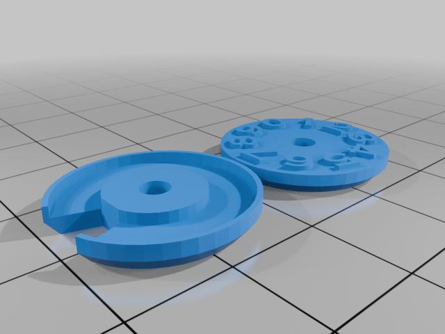 Counter Dial Dusk House Kallyss  3D model thumbnail