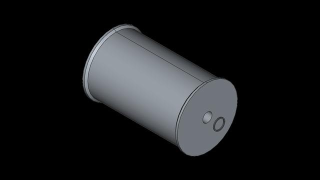Yet another Alternative Spool Holder for Prusa Drybox 3D model thumbnail